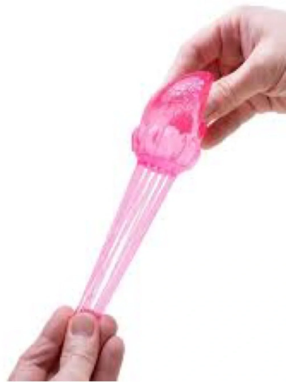 Nee Doh Jelly Squish Super Solid Squish - Pink Glitter